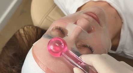 Facial treatment with pink tool at Epidermis, Panania, New South Wales, AU.
