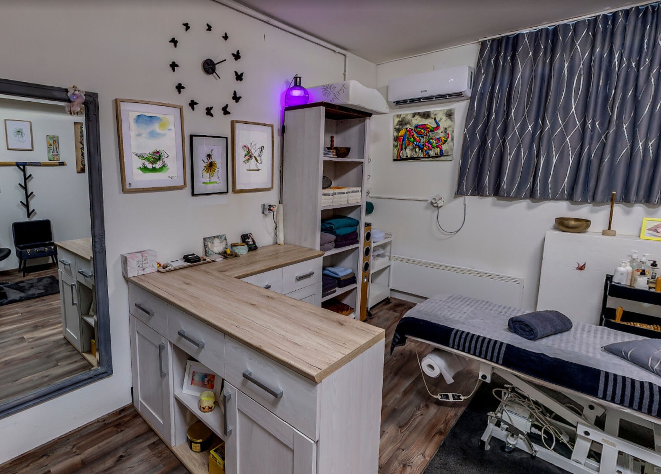 Sproščujoča masažna soba v Energijske masaže Tjaša - Alea Nature, Kranj, Kranj, SI.