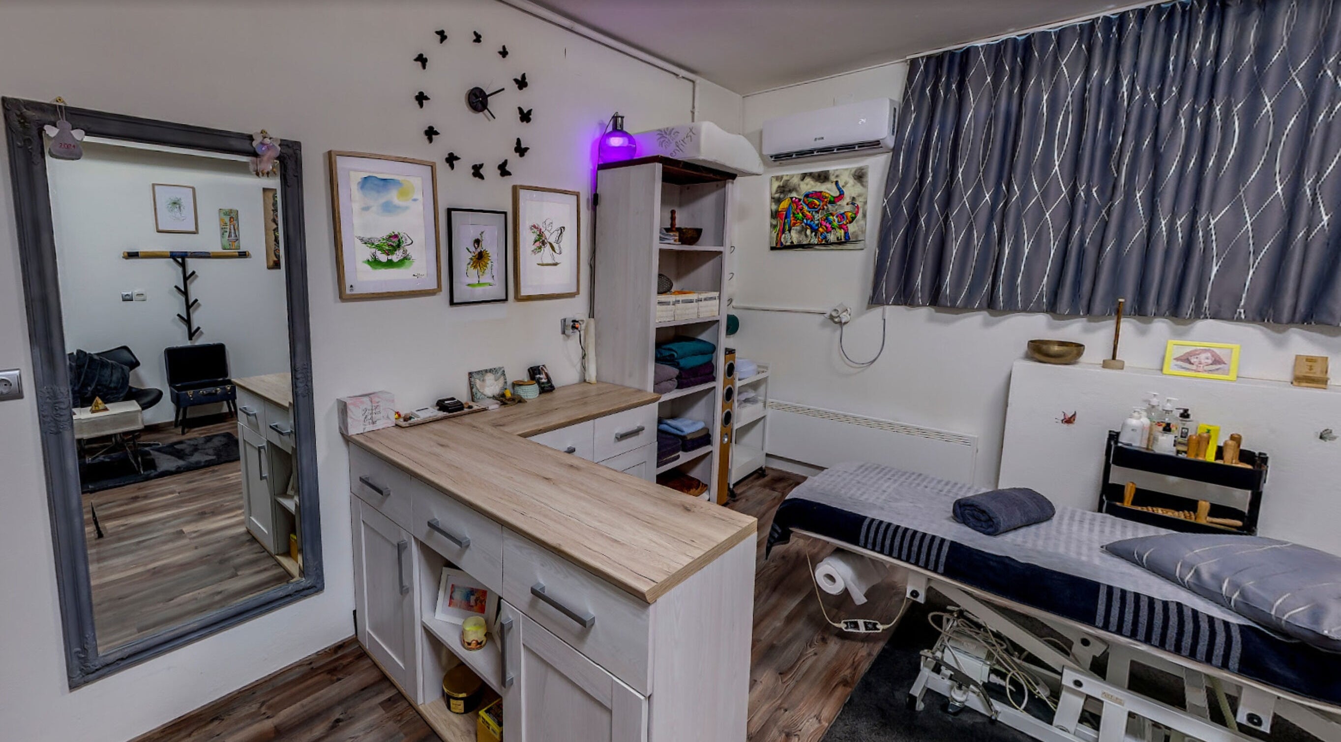 Sproščujoča masažna soba v Energijske masaže Tjaša - Alea Nature, Kranj, Kranj, SI.