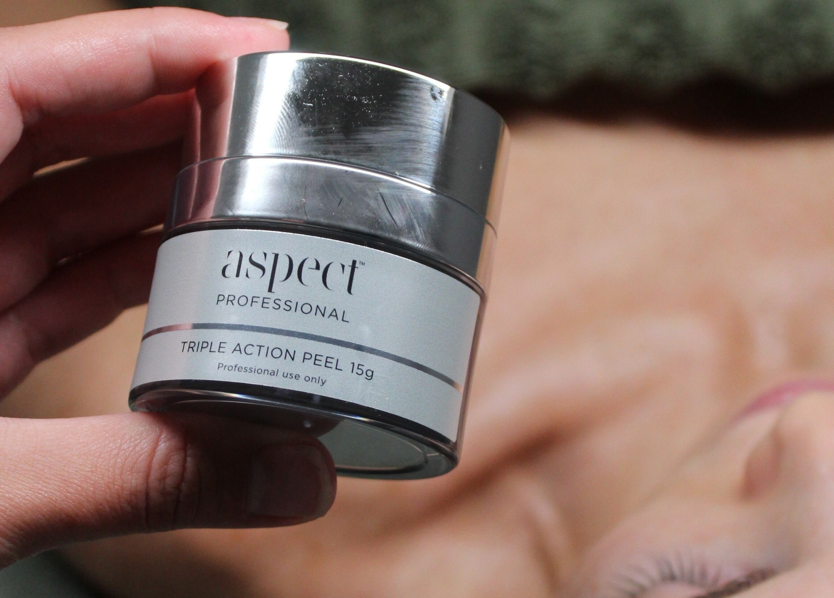 Triple Action Peel at Sattva Aesthetics, Caringbah, New South Wales, AU, applied for vibrant complexion.