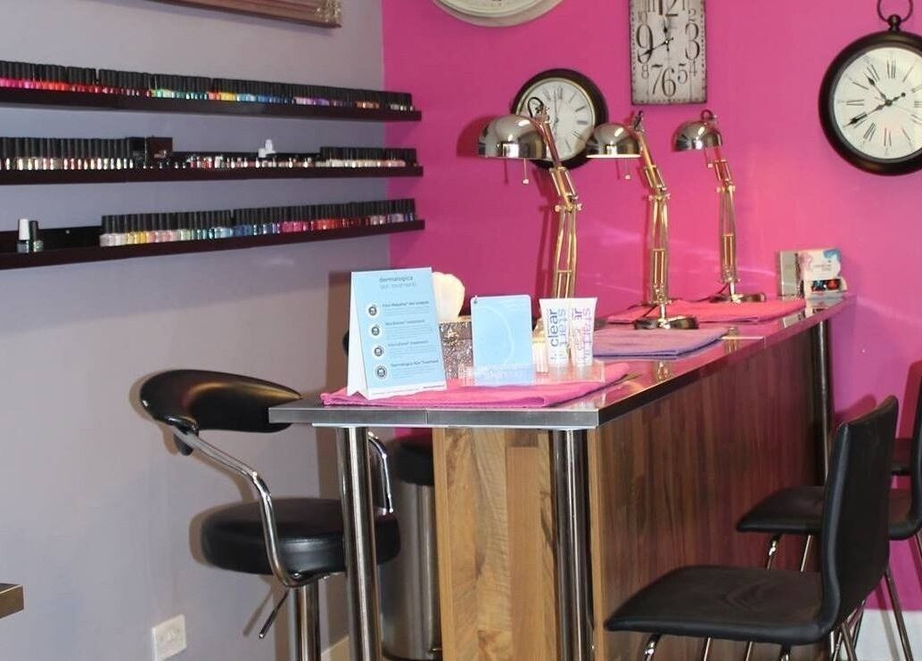 Ebody nail bar in Gorey, County Wexford, IE with stylish seating and vibrant decor.