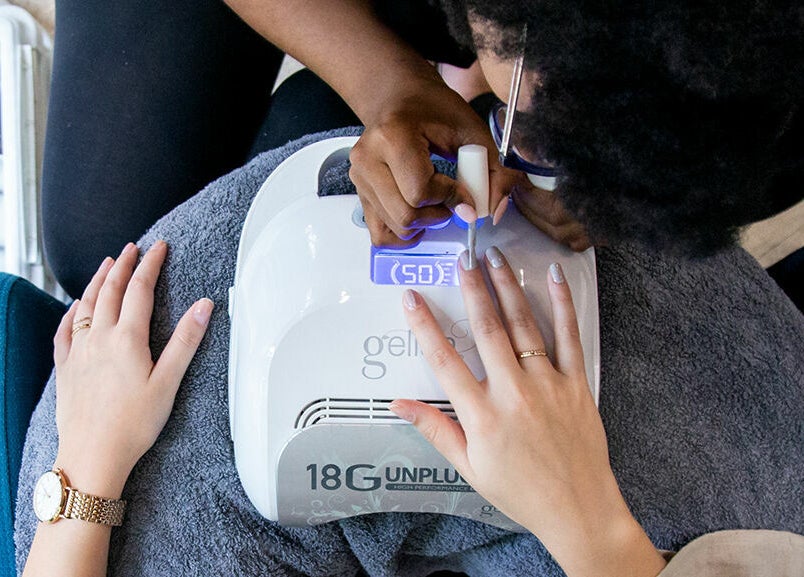 Nail treatment at Gingerlily Spa, Cape Town, Western Cape, ZA offering expert manicure services.