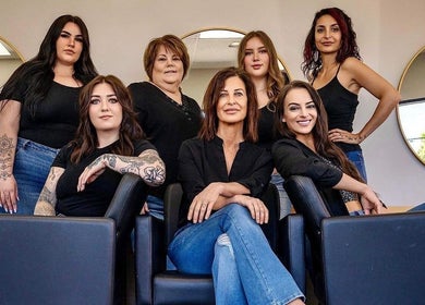 Team of skilled stylists at Accents Hair Studio in Nanaimo, British Columbia, CA.