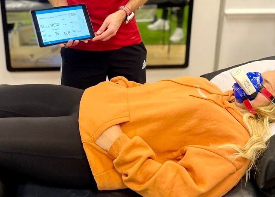 Fitness assessment in session at M20 Health & Performance, Manchester, England, GB.