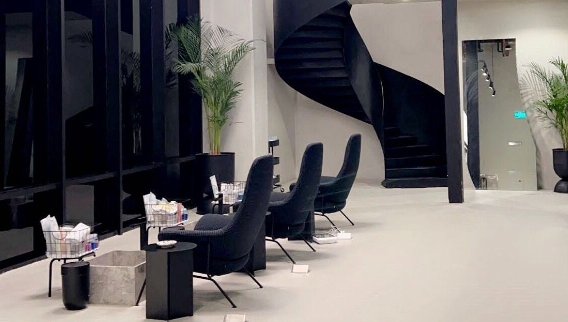 Sleek, modern salon interior at Ink Brows and Beauty - Riyadh in Riyadh, Riyadh Province, SA.