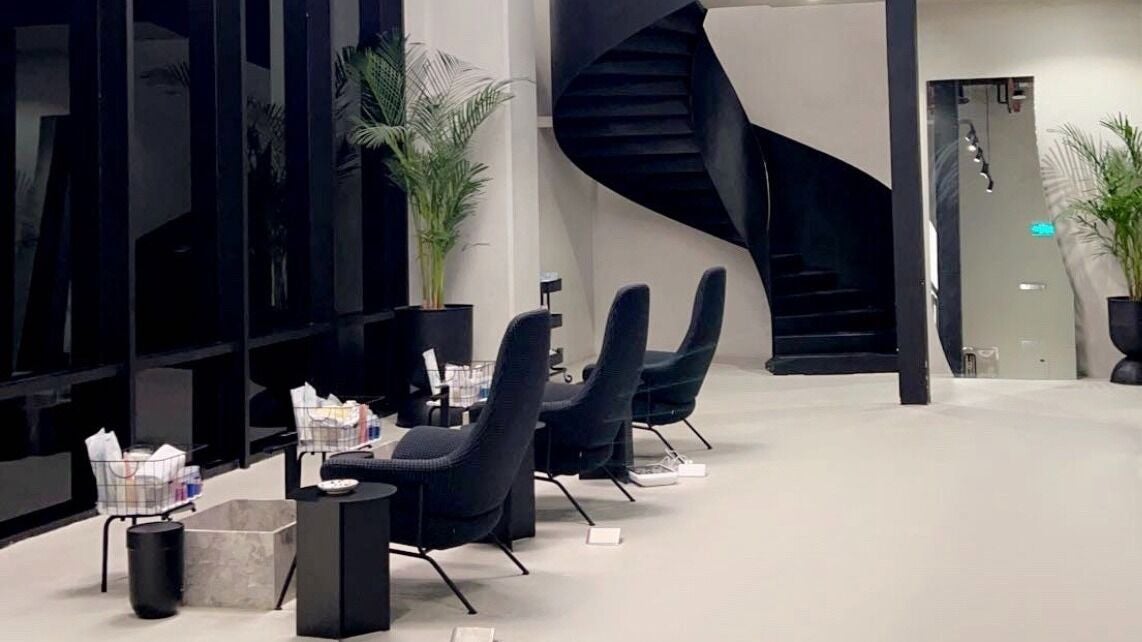 Sleek, modern salon interior at Ink Brows and Beauty - Riyadh in Riyadh, Riyadh Province, SA.