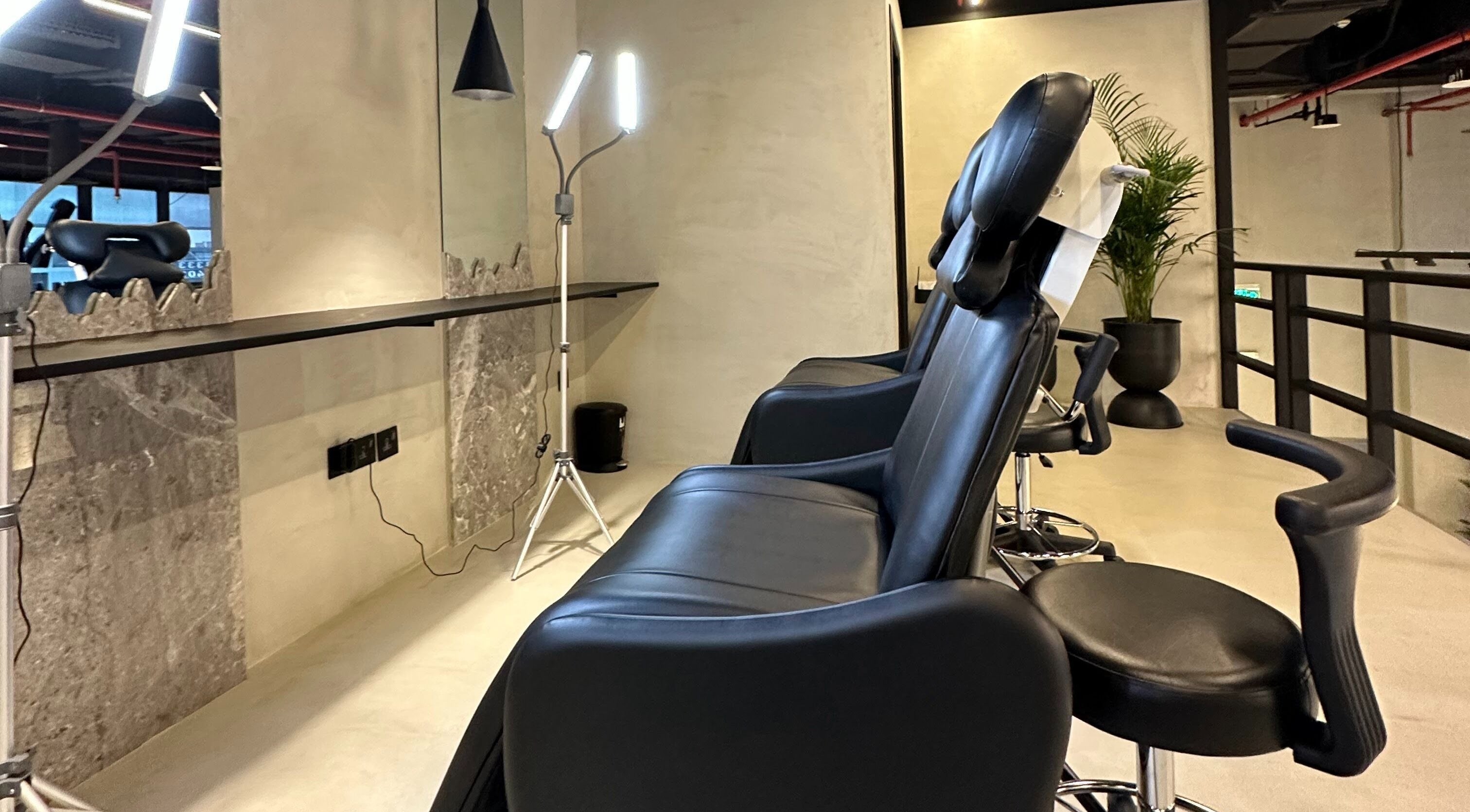Luxurious brow treatment chairs at Ink Brows and Beauty - Riyadh, Riyadh Province, SA.