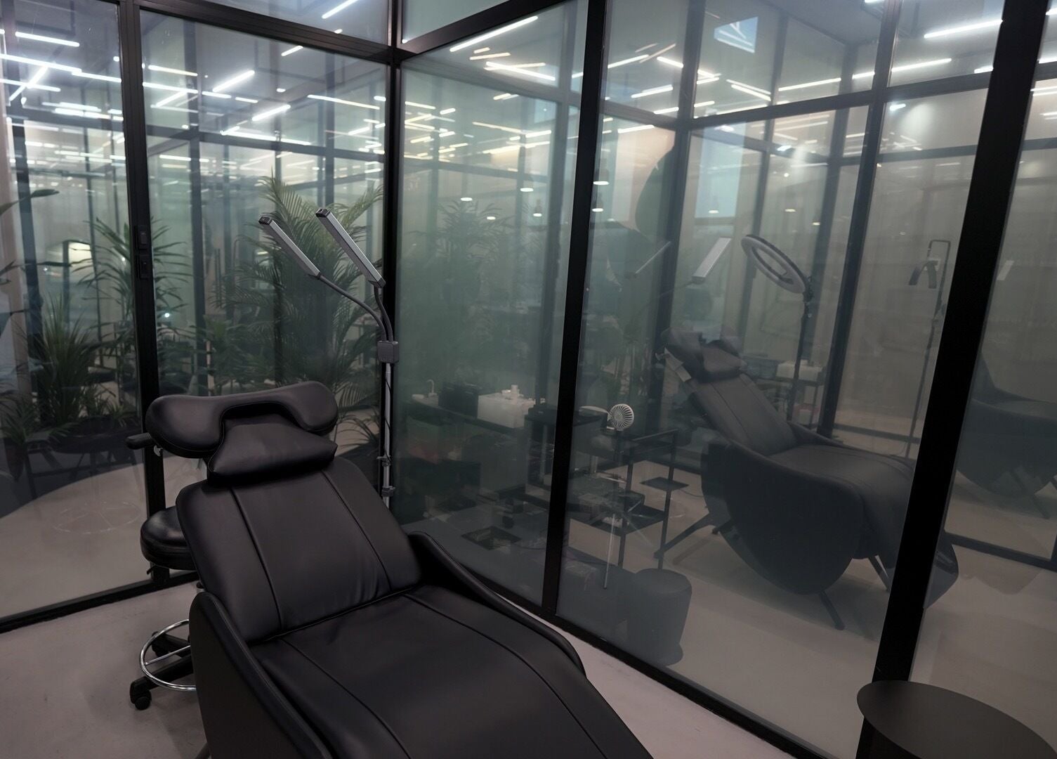 Modern beauty lounge at Ink Brows & Beauty - Khobar, Al Khobar, Eastern Province, SA with sleek interiors.