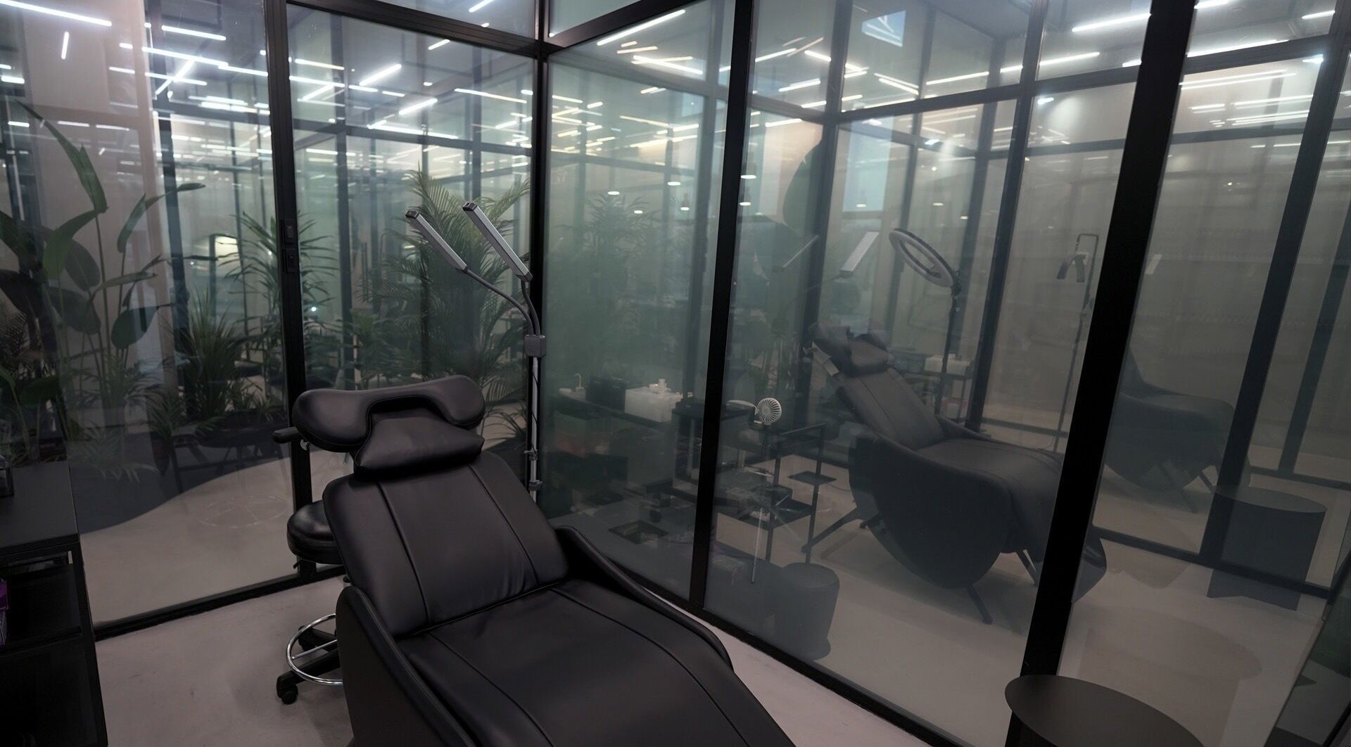 Modern beauty lounge at Ink Brows & Beauty - Khobar, Al Khobar, Eastern Province, SA with sleek interiors.