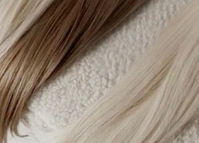Blonde and brown hair extensions showcased at Blush Rose Hair Extensions, Melbourne, Victoria, AU.