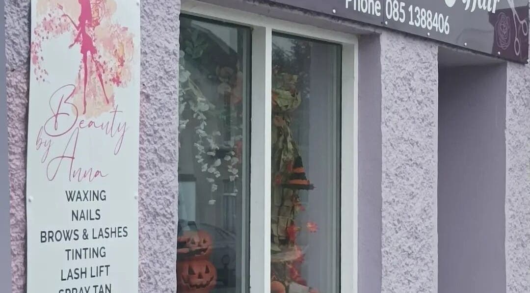Front view of Beauty By Anna in County Limerick, showcasing services like waxing and nails.