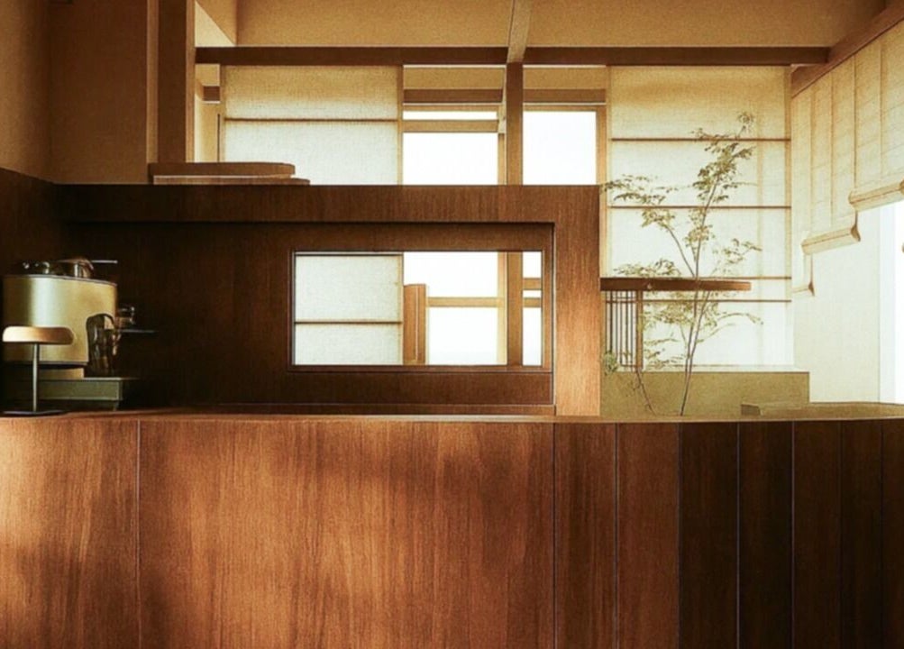 Warm wooden interior of Painted Nail Bar at The Cathay Lvl 6, Singapore, Dhoby Ghaut, SG, showcasing modern design.