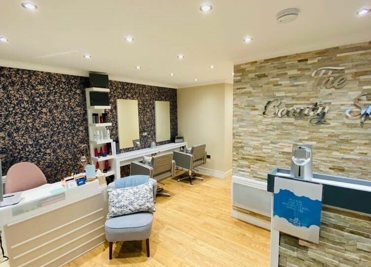 Elegant interior of The Beauty Spot, Jarrow, England with modern decor and stylish furnishings.
