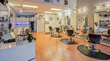 Decipher Hair Studio interior featuring modern styling chairs in Cebu City, Central Visayas, PH.