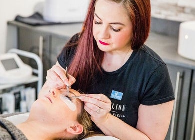 Expert eyelash application by Hayley Hicks - Beauty Specialist in Malmesbury, England, GB salon.
