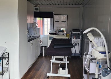 Skinlisity treatment room in Balga, Western Australia, AU, equipped with modern beauty and wellness equipment.