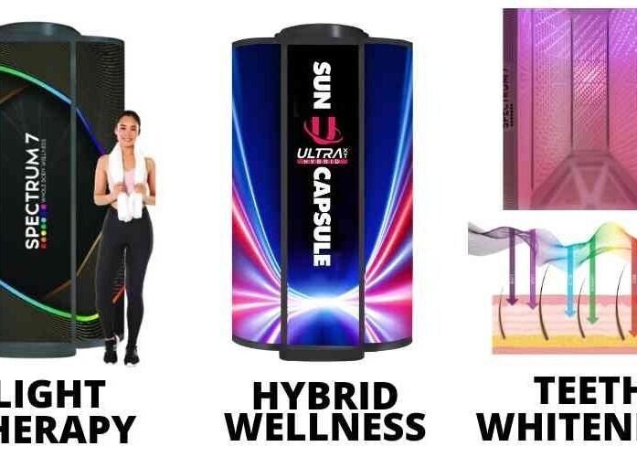 Light therapy, hybrid wellness, and teeth whitening at After Glow Tanning & Beauty - North Providence, Rhode Island, US.