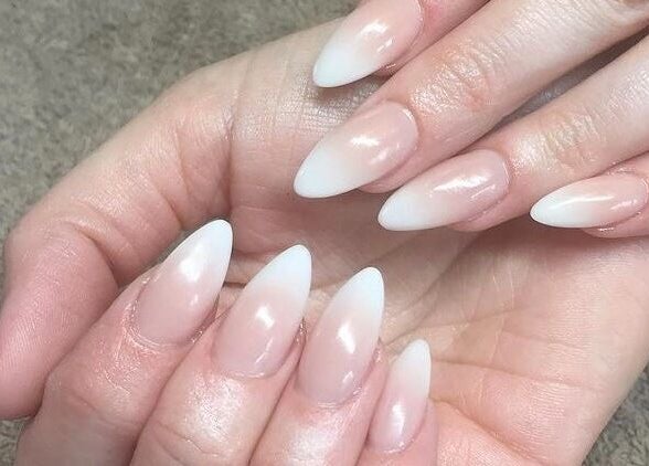 Close-up of polished nails at Needham Gym, Ipswich, England, GB, showcasing expert nail care service.