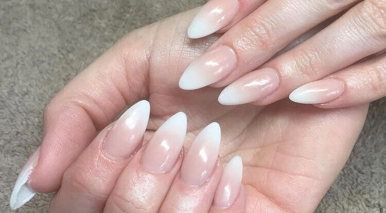 Close-up of polished nails at Needham Gym, Ipswich, England, GB, showcasing expert nail care service.