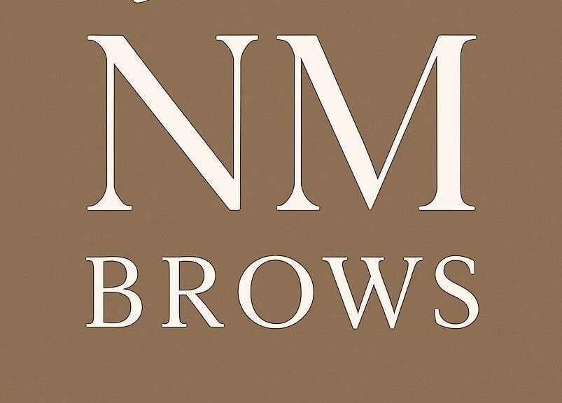 Nm Skin And Beauty logo showcasing NM Brows, By Invergordon, Scotland, GB.