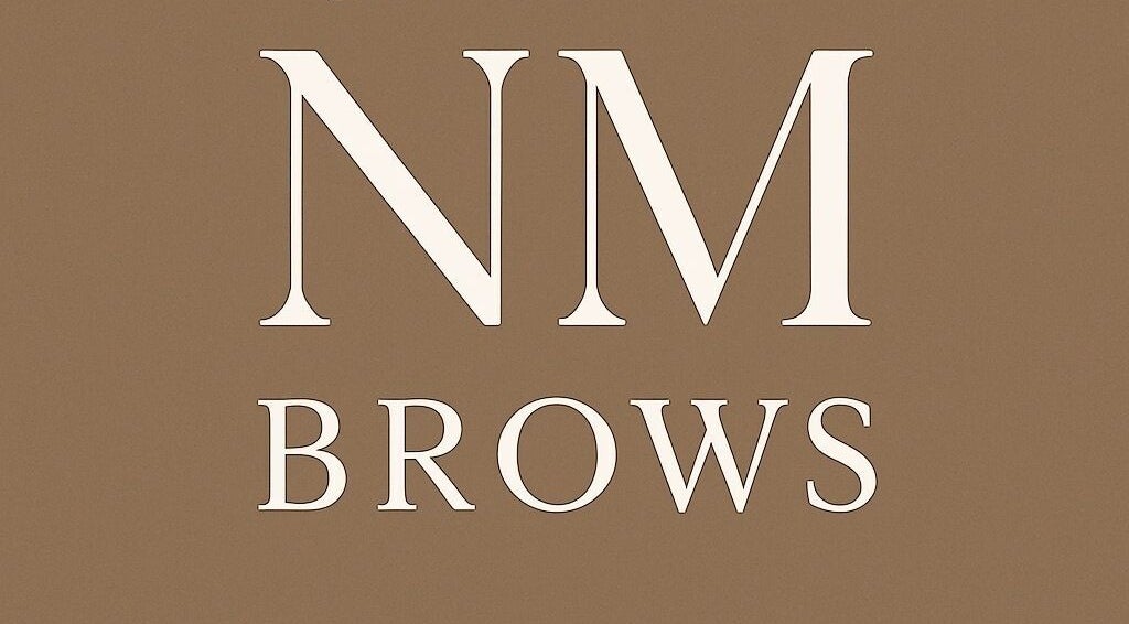 Nm Skin And Beauty logo showcasing NM Brows, By Invergordon, Scotland, GB.