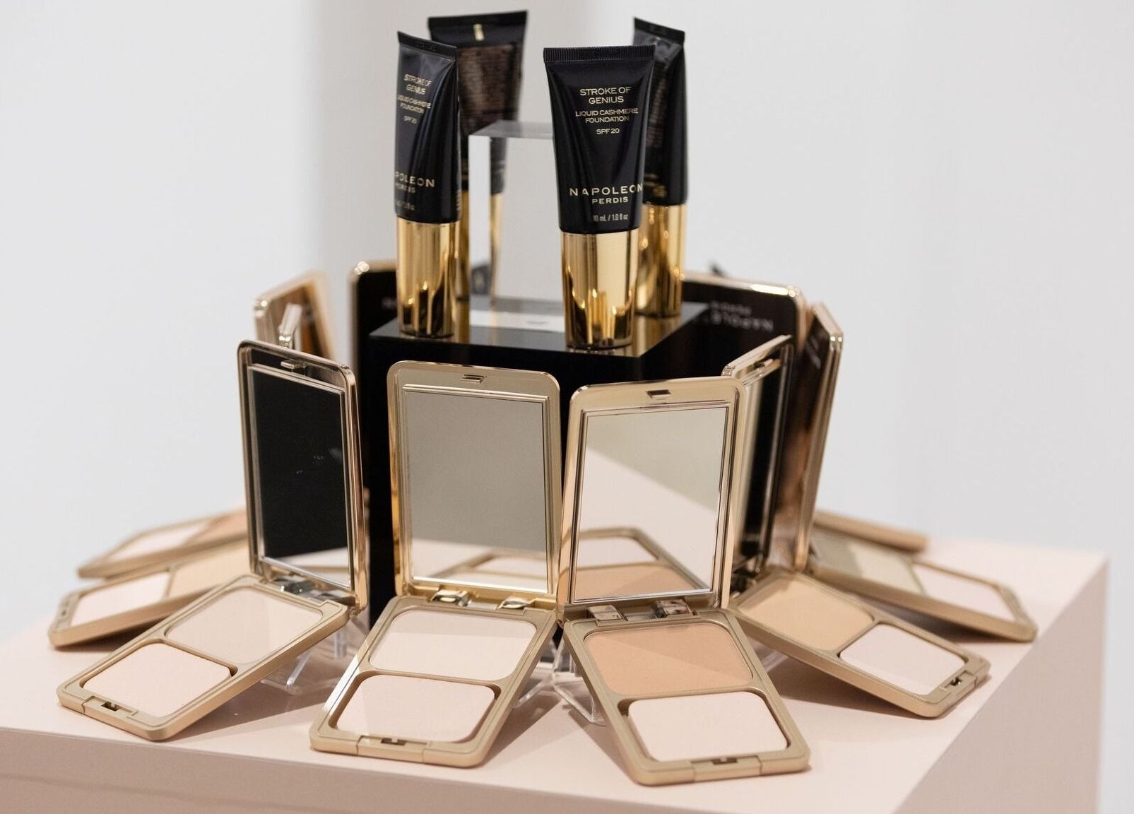 Napoleon Perdis makeup display at Coming Soon - Napoleon Perdis QueensPlaza at David Jones, Brisbane City, Queensland, AU.