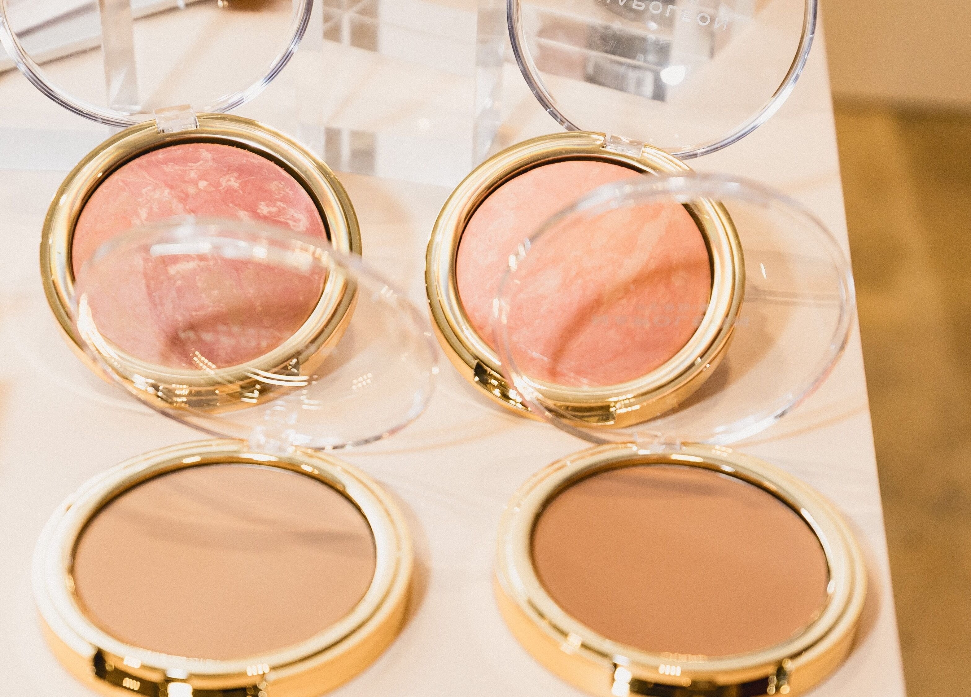 Luxury makeup compacts at Coming Soon - Napoleon Perdis QueensPlaza at David Jones, Brisbane City, Queensland, AU.