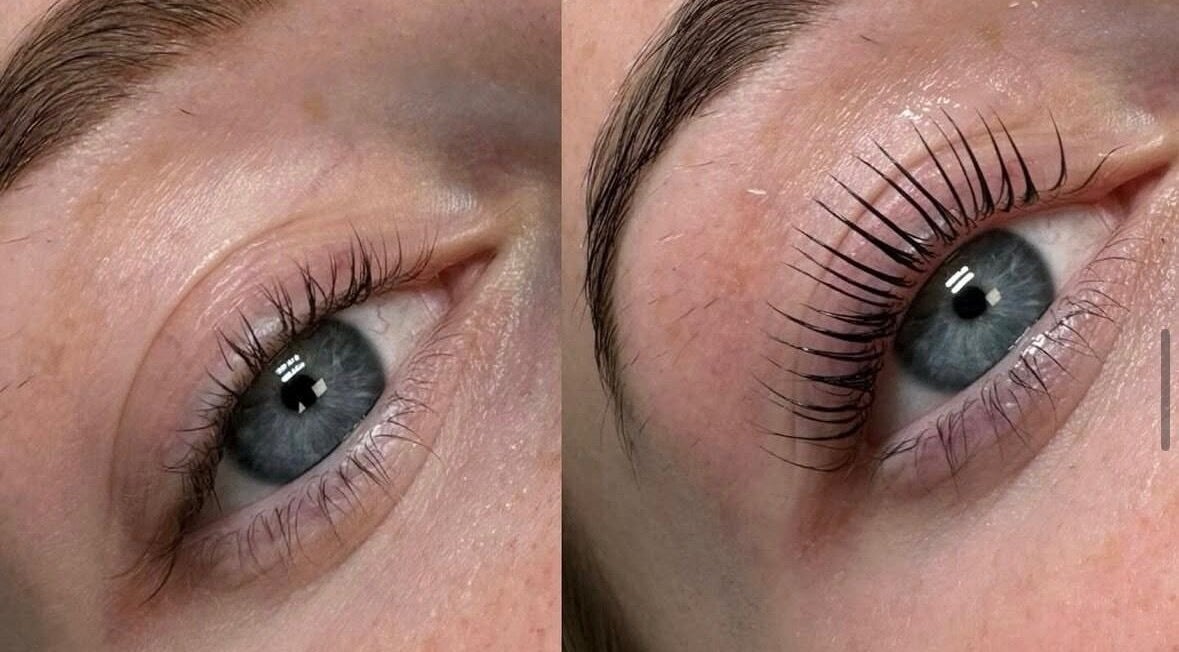 Lash lift transformation at Sarah Gregory Lashes & Brows - York, enhancing natural beauty in York, England, GB.