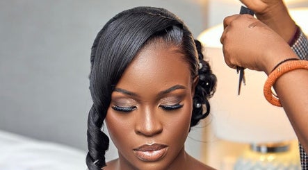 Hair styling at Studio 7 Hair and Braids, Sydney, New South Wales, AU, showcasing a sleek braid.