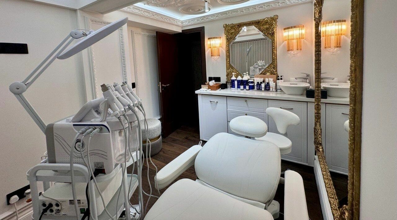 Chic treatment room at Medloft Beauty Couture, Limassol, Limassol, CY, featuring elegant decor and equipment.
