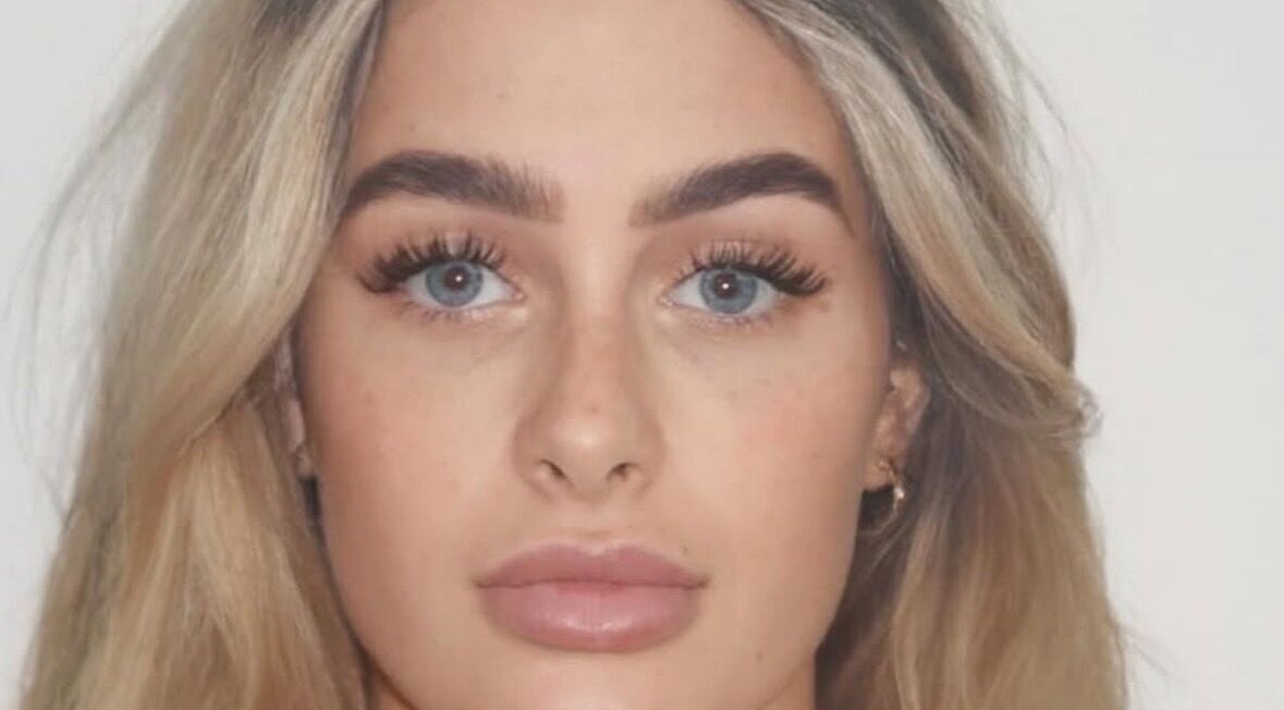 Close-up of styled lashes and brows from Dunsborough Lashes and Brows, Dunsborough, Western Australia, AU.