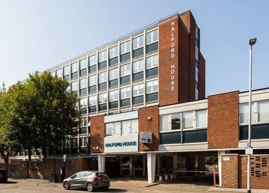 Front view of SHAPINS Clinic | Chelmsford, located in Halford House, Chelmsford, England, GB.