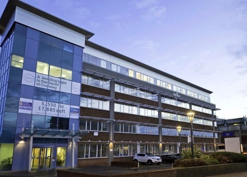 SHAPINS Clinic | Crawley building during sunset, located in Crawley, England, GB.