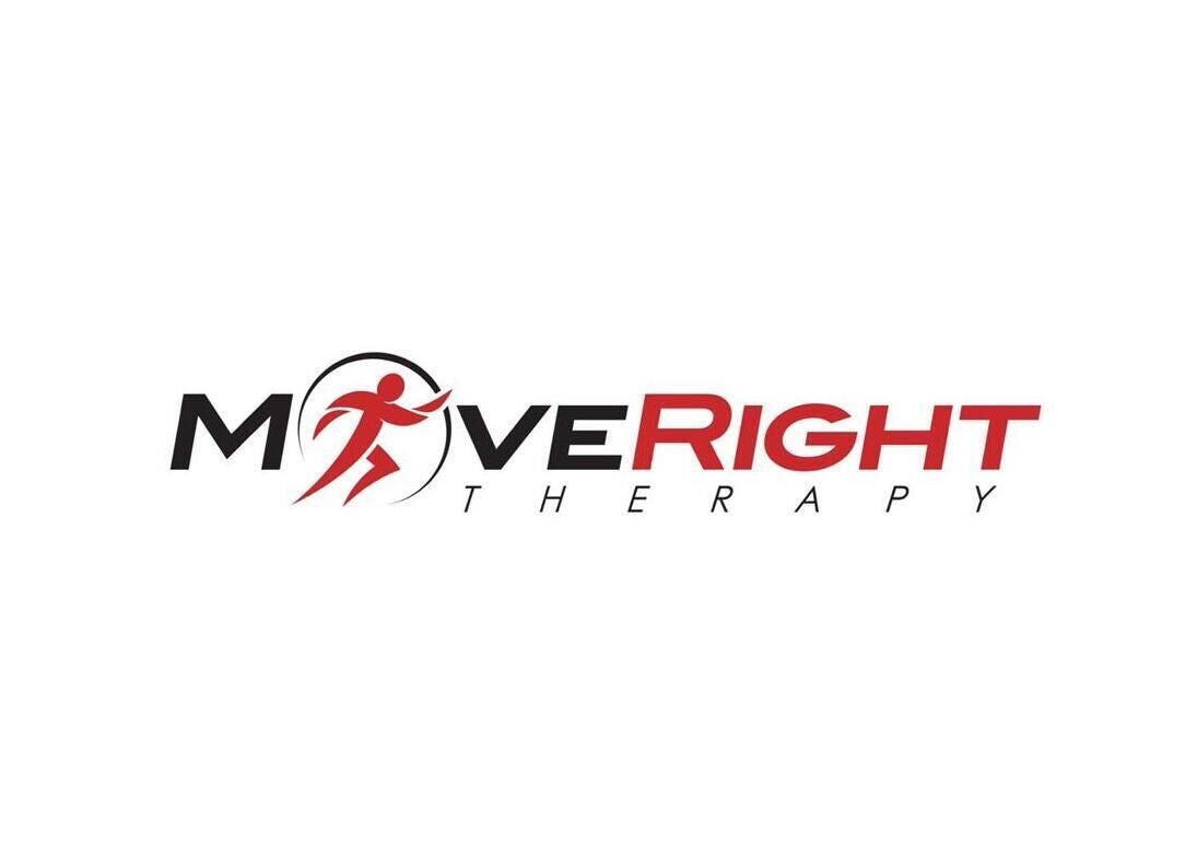 Logo of Move Right Chiropractic in Derby, England, GB, featuring dynamic red and black design.