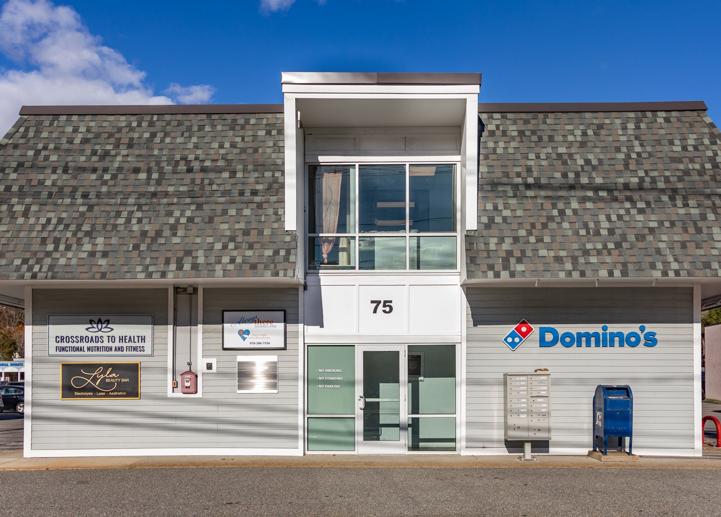 Front view of Lyla Beauty Bar Acton, a modern wellness venue in Acton, Massachusetts, US.