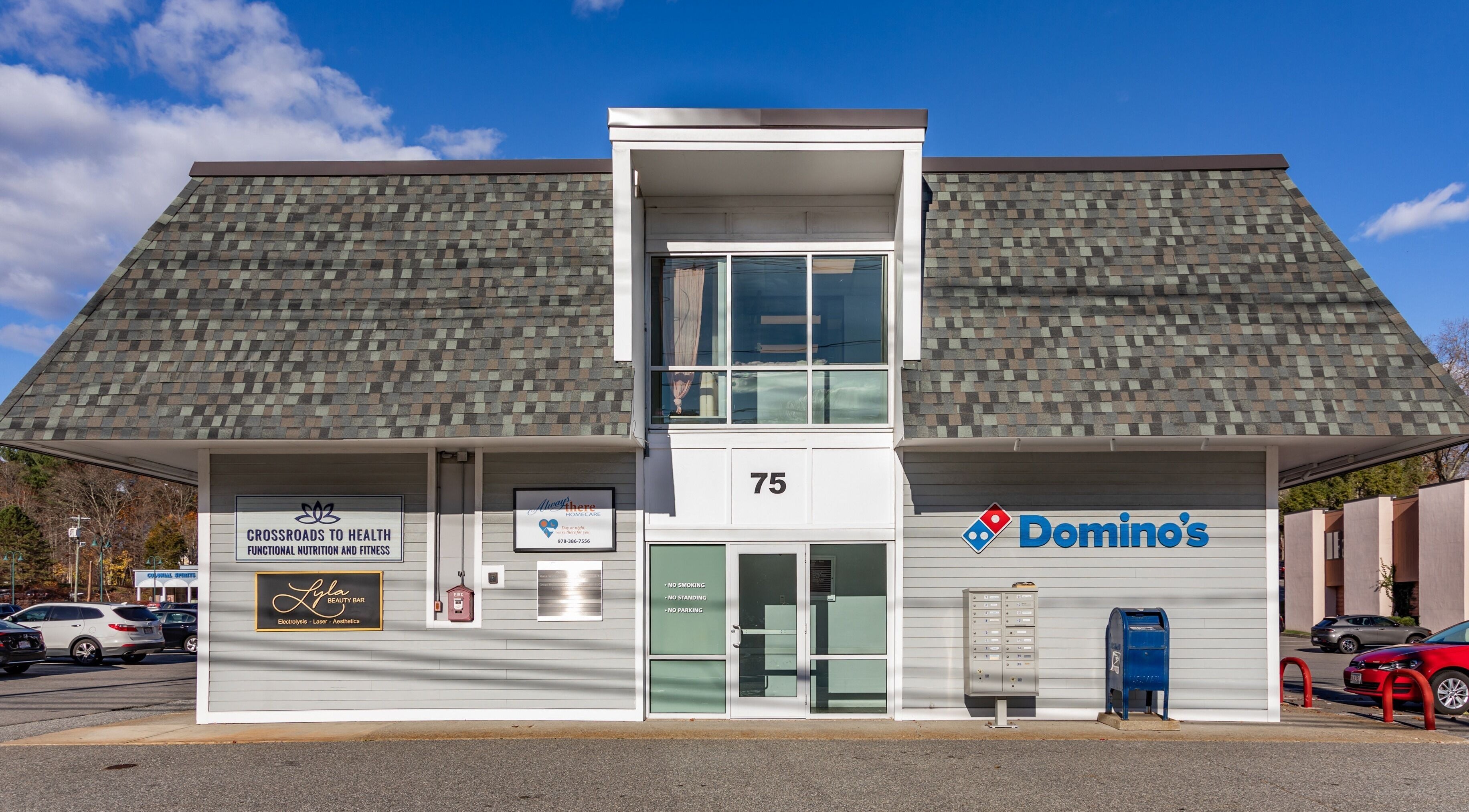 Front view of Lyla Beauty Bar Acton, a modern wellness venue in Acton, Massachusetts, US.