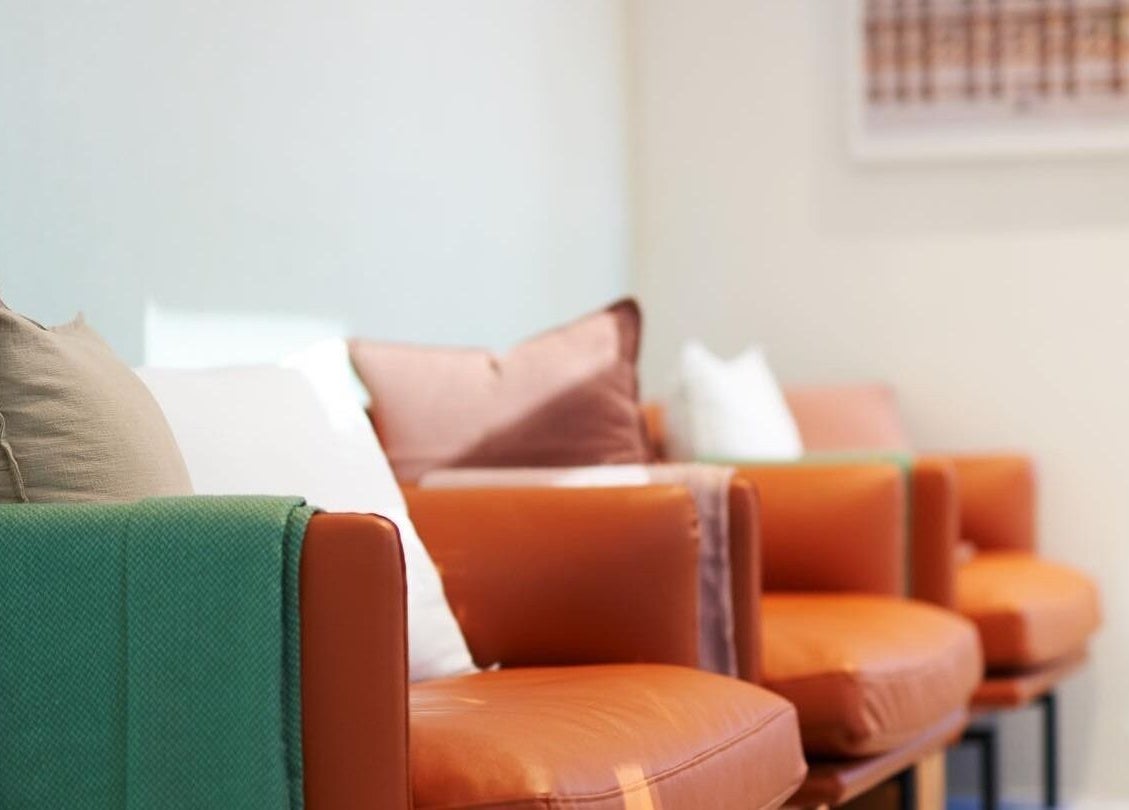 Comfortable seating area at Tinted. - Causeway Bay, Hong Kong Island, HK. Perfect for relaxation and wellness.