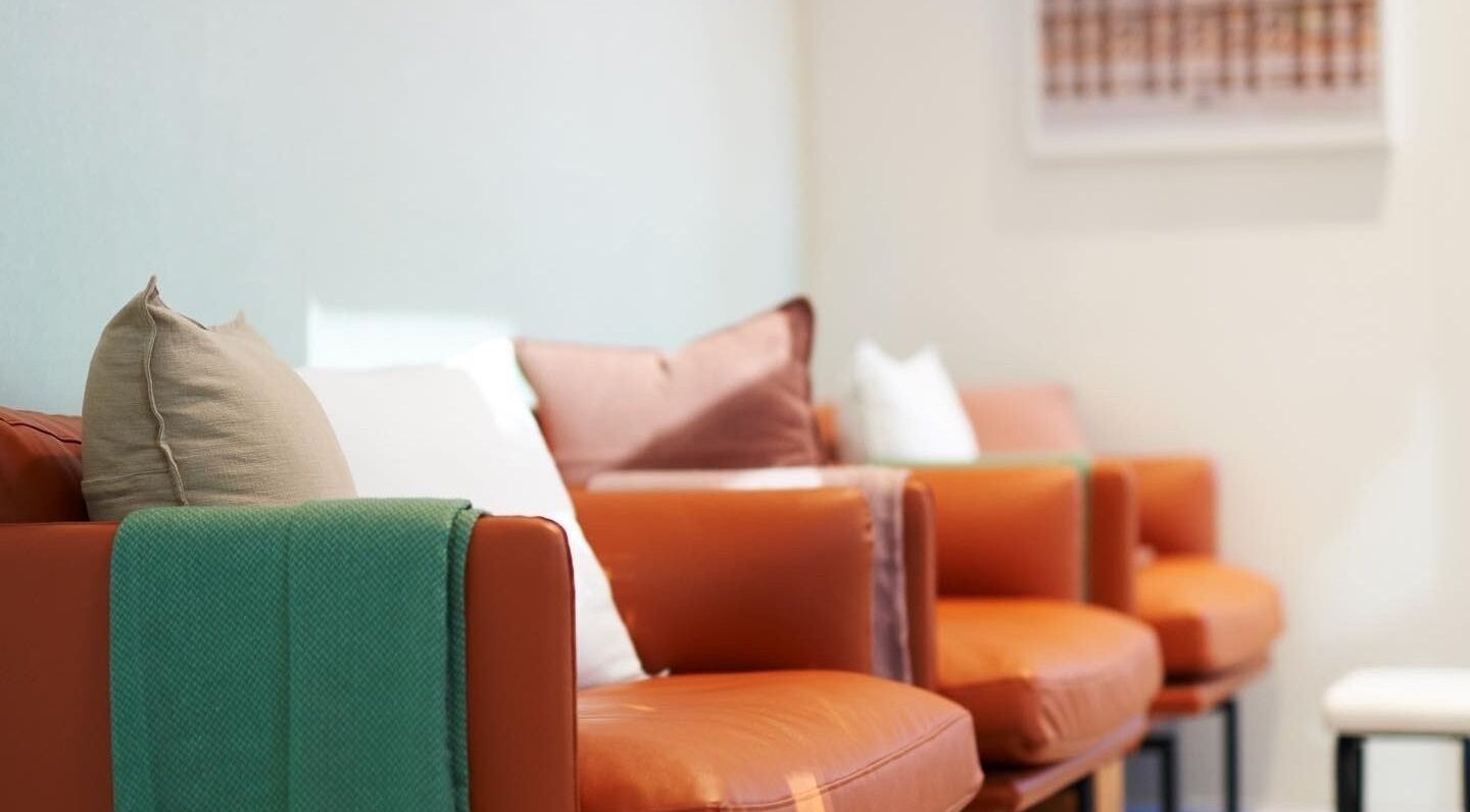 Comfortable seating area at Tinted. - Causeway Bay, Hong Kong Island, HK. Perfect for relaxation and wellness.