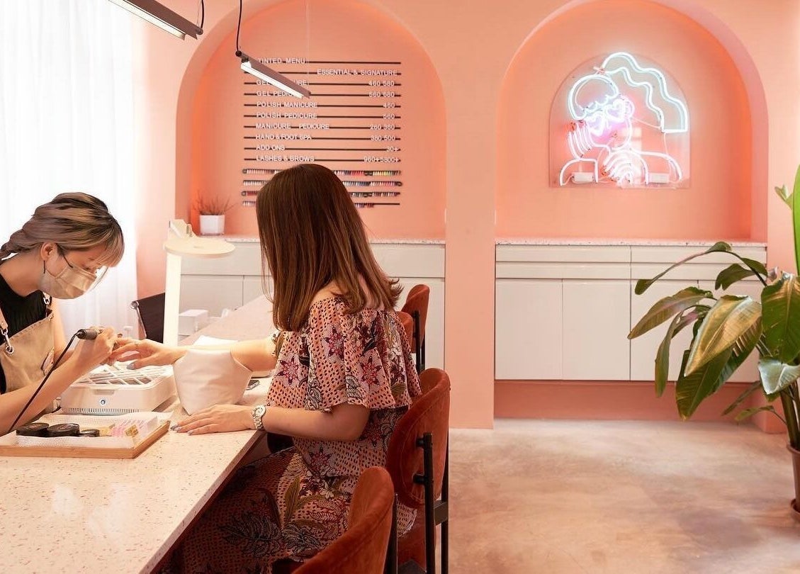 Chic nail service at Tinted. - Causeway Bay, Hong Kong Island. A serene beauty space.