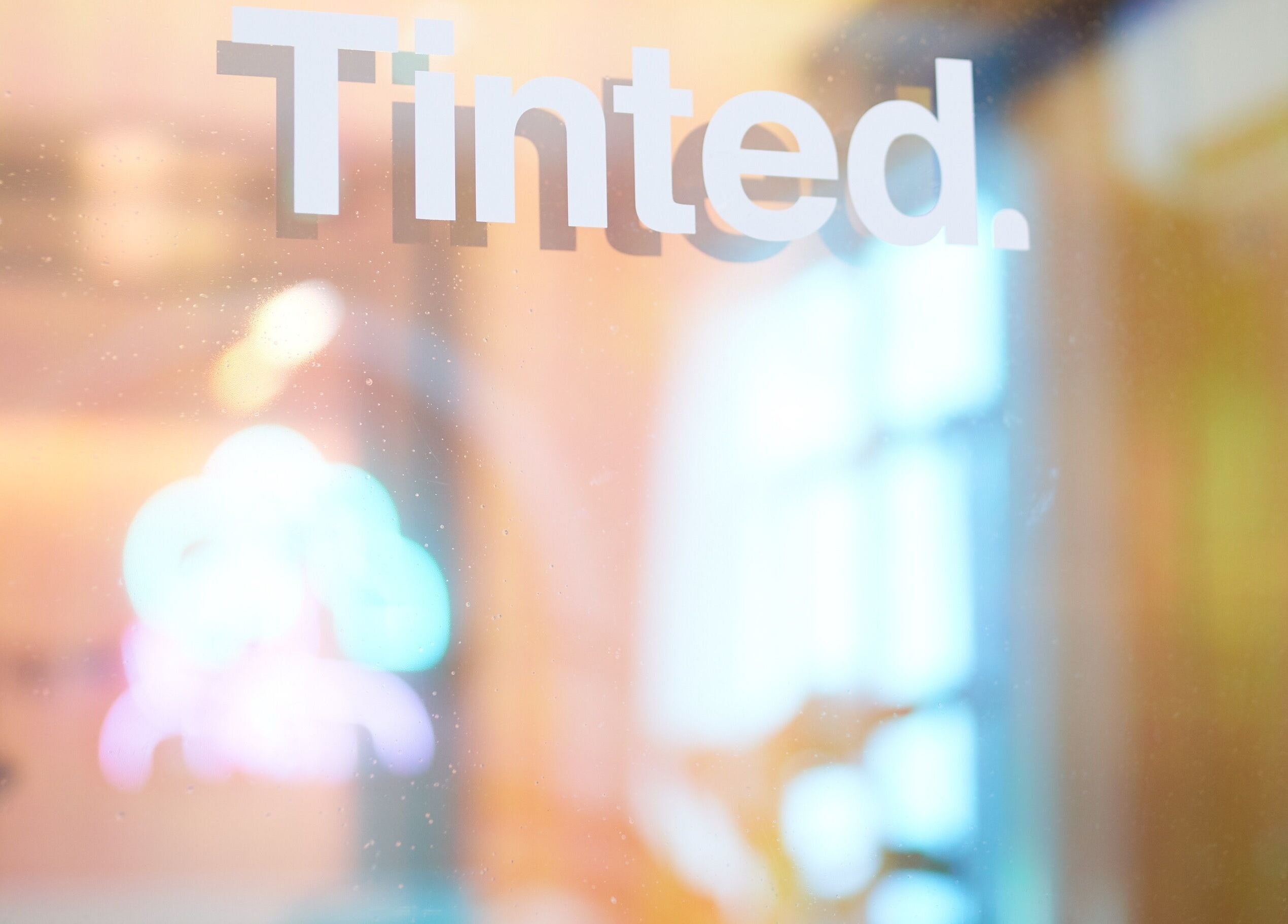 Entrance glass of Tinted. - Causeway Bay, Hong Kong Island, HK with a stylish ambiance.