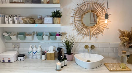 Chic beauty station at Faye Jervis Beauty - Appointment Only, Sheffield, England, GB, showcasing elegant decor.