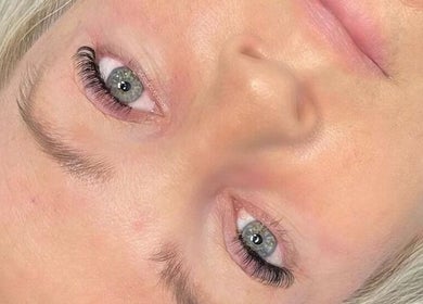 Close-up of expertly styled lashes at Beauty Additions, Sandton, Gauteng, ZA highlighting lash artistry.