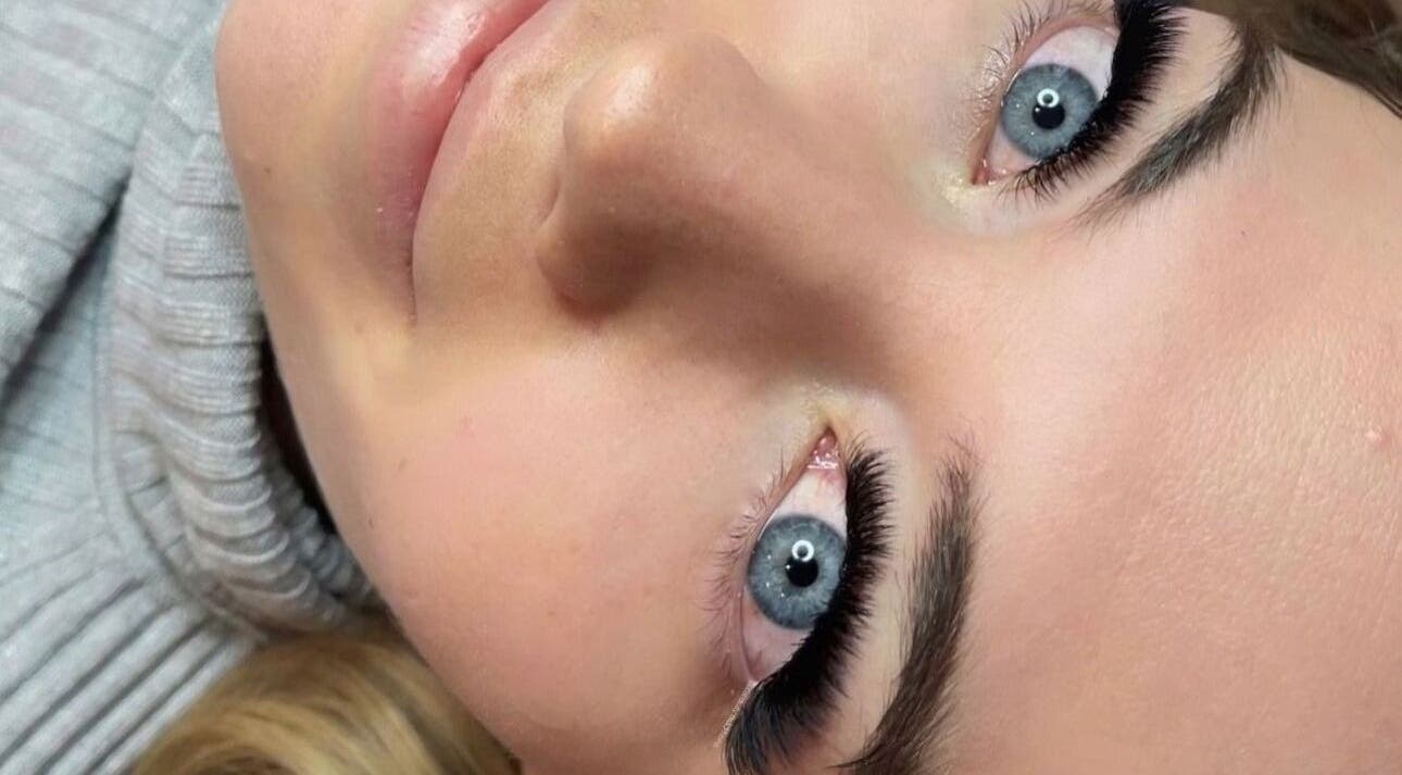 Close-up of enhanced lashes at Beauty Additions, Sandton, Gauteng, ZA showcasing expert lash extension.