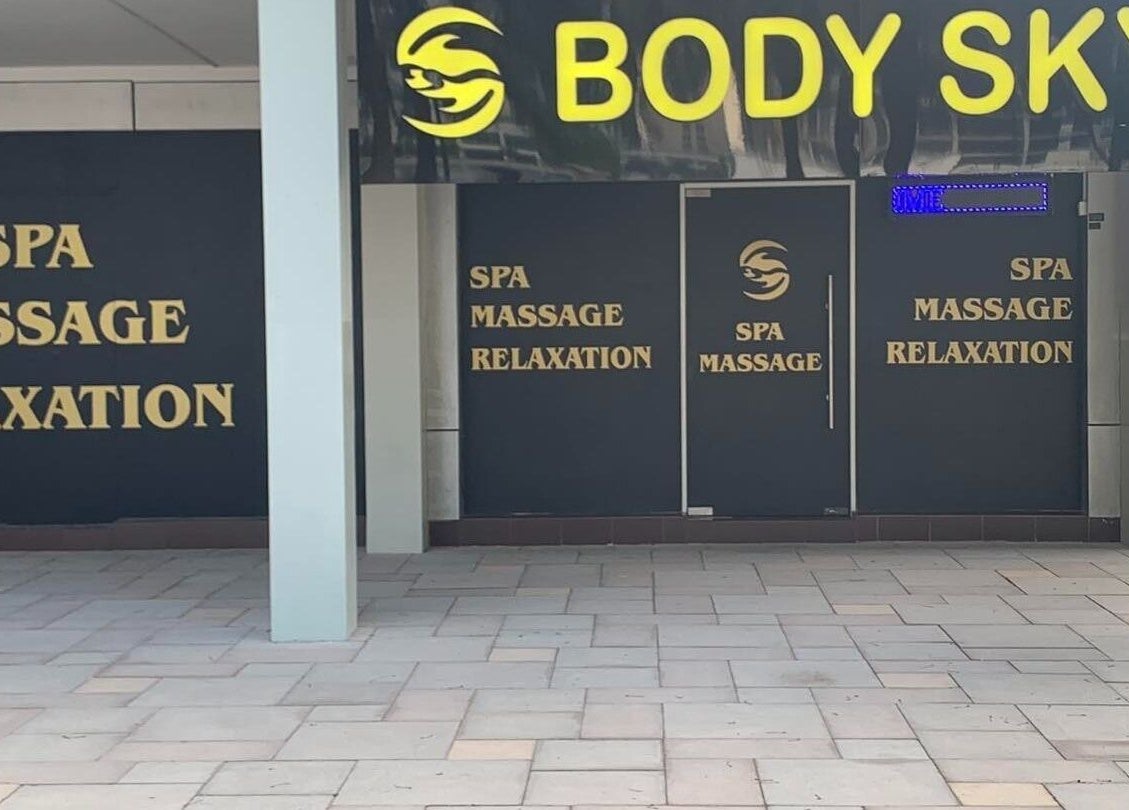 Entrance to Body Sky Massage & Spa JLT - Cluster U, Dubai, Dubai, AE, showcasing spa and relaxation services.