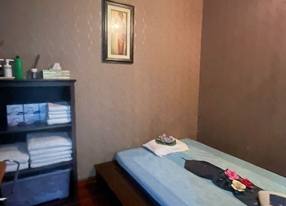 Tranquil massage room at Body Sky Massage & Spa JLT - Cluster U, Dubai, Dubai, AE with calming decor.