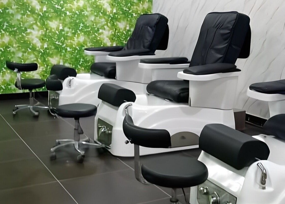 Pedicure stations at Body Sky Massage & Spa JLT - Cluster W, Dubai, AE, offering a relaxing spa experience.
