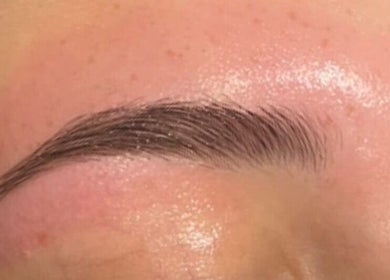 Perfectly shaped eyebrow at Dolly Rocks Beauty, Aesthetics & Laser, Gorseinon, Wales, GB