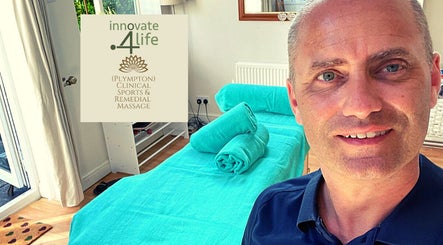 Relaxing massage room at Innovate4Life Massage Therapies (Plymouth), Plymouth, England, GB.