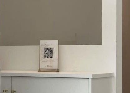 Reception area at Allure - Jesmond, Newcastle upon Tyne, England, GB showcasing minimalist design.