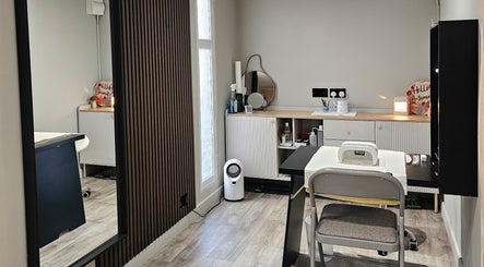 Chic interior of By Robyn in Cumbernauld, Scotland, GB, showcasing modern beauty treatment space.